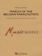 March of the Belgian Parachutists Concert Band sheet music cover